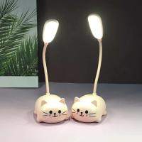 Mini luz nocturna con forma de cerdo para mascotas, lámpara LED plegable con carga USB, lámpara de mesa pequeña para aprendizaje de estudiantes, protección ocular, lámparas para libros, decoración de cabecera - details 4
