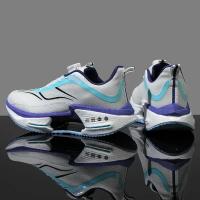 Zapatos para correr con hebilla giratoria para hombre, zapatillas gruesas a la moda para mujer, calzado para correr con parte inferior gruesa Unisex, calzado sin cordones para exteriores para niños - details 23