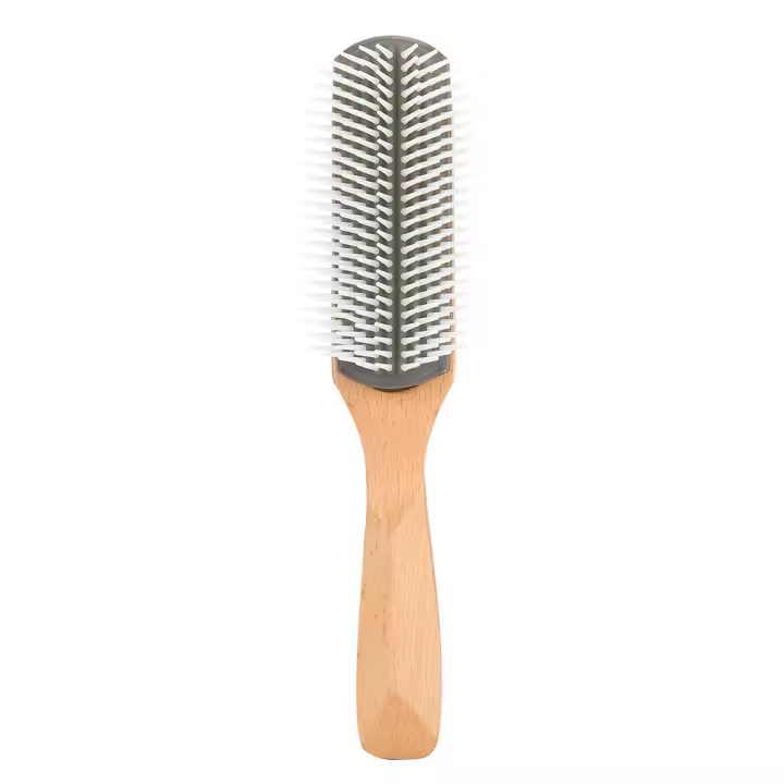 Peine de nueve filas para masaje del cuero cabelludo, peine de peluquería, cepillo para el cabello - 1