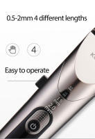 Kemei-cortadora de pelo eléctrica profesional para bebé, máquina de corte de pelo lavable con pantalla LED, bajo nivel de ruido, recargable - details 6