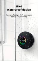 Altavoz Bluetooth, portátil e impermeable con ventosa, altavoz de baño compacto - details 0