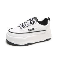 Zapatos deportivos casuales de suela gruesa para mujer, versátiles, nuevos, de verano, blancos, pequeños, 2025 - details 0