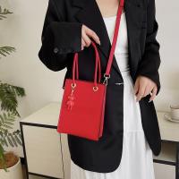 Textura de la moda de las mujeres portátil pequeña bolsa cuadrada versátil letra personalizada bolsa de mensajero nueva bolsa de mano vertical mujeres - details 5