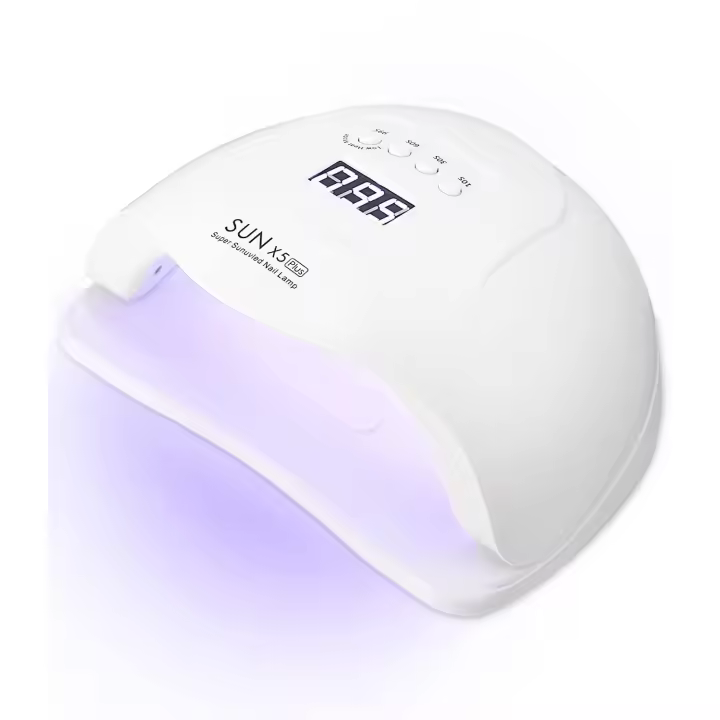 Secador de uñas Lámpara LED UV para uñas de gel Lámpara de uñas profesional con temporizador 10/30/60/99 s, sensor, pantalla LCD, placa inferior desmontable, secado rápido para uñas de manos/pies - 1