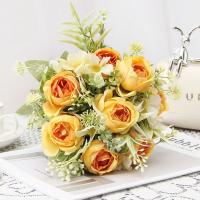 Flores de imitación de 30cm a la moda, modelo de terreno colorido, flores falsas, paisaje, modelo, ramo de boda, decoraciones de jardín - details 3