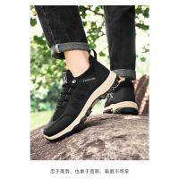 Zapatillas de deporte suaves para hombre, zapatos de senderismo transpirables para caminar al aire libre, calzado de senderismo negro ligero para hombre, zapatos de escalada - details 5