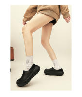 Zapatos de algodón con plataforma para hombre y mujer, zuecos cálidos de invierno para jardín, zapatillas impermeables para interiores y exteriores, informales, Unisex - details 16
