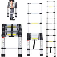 Escalera Telescópica de Aluminio Extensible, Antideslizante, Multiusos Carga de 150kg - details 43