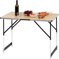 Mesa Plegable de Aluminio y Acero Ideal para Acampar, Cenar al Aire Libre, Jardín, Balcón, Fiesta de Familia, Barbacoa Muebles y Organización - details 7