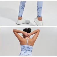 Ropa De Yoga Tie-Dye para Deportes Al Aire Libre, pantalones De chándal elásticos transpirables, Sudor Absorbente, traje De levantamiento De cadera, Alta Cintura - details 19
