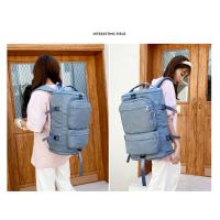 Mochila De Viaje Para Mujer IKE MARTI Con Gran Capacidad Bolsa Deportiva De Fin De Semana Yoga Multifuncional Cruzable Con Cremallera - details 23
