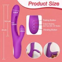 Leten Vibrador G Spot Estimulador de Piel de Lengua de Cono de Conejo 14 Vibraciones, Estimulación Lingual y Clitorial, Sensualidades 18+ - details 4