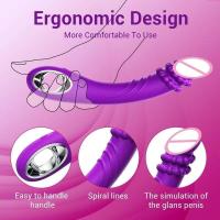 Vibrador de 10 Frecuencias G-spot Dildo Estimulación Intensa para Pasión Interior y Masaje Anal - details 1