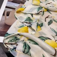 Nueva moda, suave bufanda de viscosa Floral con árbol de limón, chal bohemio elegante con flecos finos para mujer, perfecto para viajes y Hijab musulmán informal 2025 - details 2