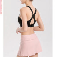 Falda Deportiva de Yoga de Cintura Alta con Doble Capa Nylon Exterior, Abrigo de Nylon Interior - details 13