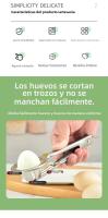 Cortador de Huevos de Acero Inoxidable 304 Utensilio de Cocina Divisor de Huevos Conservados Songhua - details 1