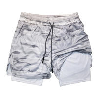 Pantalones Cortos Deportivos para Hombres Multiple Bolsillos para Fitness, Playa, Estilo Diario - details 21