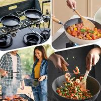 Nuevo mango de cocina extraíble, antiescaldado, para todas las ollas, sartenes, mango Universal para utensilios de cocina, mango de cocina, Clip para cuenco - details 4