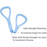 Banda de Resistencia de Silicona 25LB Figura 8 con Manijas para Gimnasio en Casa, Terapia Fisica, Fitness Trabajo de Brazo, Hombro, Espalda - details 2