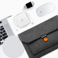 Funda para portátil de 11,6/13/14/15 ", funda de fieltro ultraligera para tableta y portátil, funda con múltiples bolsillos, maletines para Apple Macbook/Asus - details 11