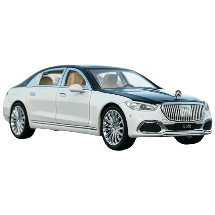 Modelo De Coche De Aleación De Metal Mercedes-Benz Maybach S680 1:22 Con Sonido Y Luz Juguete De Colección Para Niños - 1