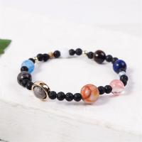 Pulsera del Sistema Solar con Cuentas Naturales - Joyería Galáctica para Mujer, Regalo Espiritual con Planetas y Estrellas, Bisutería de Lujo y Energía Cósmica - details 3