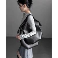 Bolso de nicho minimalista tote high sense 2025 verano nuevo gran capacidad de viaje hombro axila bolsa grande - details 9