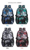 Mochila de camuflaje con muchos bolsillos para niño y adolescente, Bolsa Escolar de gran capacidad, resistente al agua - details 2