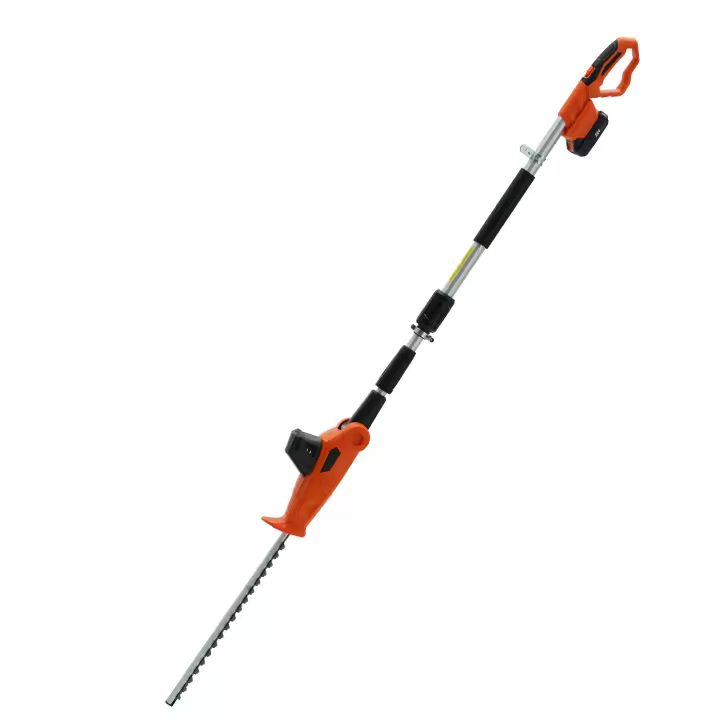 SucceBuy Cortasetos inalámbrico de 20 V: poste telescópico, hoja de 18 pulgadas. Corte de setos sin esfuerzo - 1
