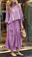 Conjunto de Falda A-Line de Talla Irregular para Mujer Primavera Otoño - details 8