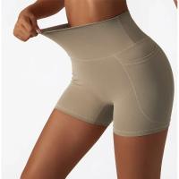 Shorts de Cintura Alta de Verano Pantalones Deportivos de Nylon con Percha de Glúteos para Mujeres - details 18