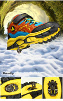 Zapatos de senderismo para niños de alta calidad, zapatos cálidos antideslizantes de lana para exteriores para niños y niñas, botas de nieve impermeables cómodas para invierno - details 3
