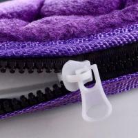 Cubierta de asiento de inodoro de felpa, modelo Universal impermeable, anillo de inodoro lavable con cremallera, alfombrilla de baño, nuevo, Invierno - details 9