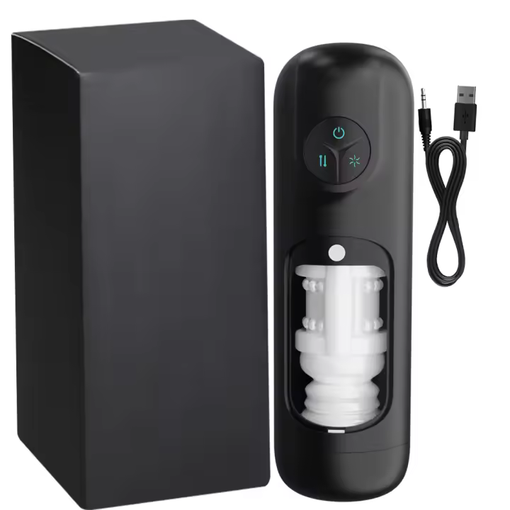 Máquina automática multifuncional para chupar el pene, masajeador, vagina texturizada realista, potente 8 modos de vibración y succión, masturbación, juguetes sexuales masculinos para hombres, máquina sexual - 1