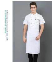 Delantal de Chef especial para hombre, ropa de cocina para hotel, restaurante, parte trasera, media longitud, corto, limpieza del hogar - details 3