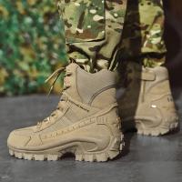 Botas de Combate de Desierto para Hombres Suela Antideslizante Ideal para Senderismo, Caza, Trabajo - details 5