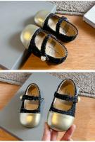 Zapatos planos informales de cuero para niños, calzado de baile de princesa para fiesta y boda, 2024 - details 4