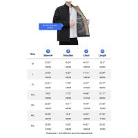 Chaquetas para hombre con cuello levantado, abrigos rompevientos, ropa Formal, Moda para primavera y otoño - details 0
