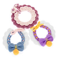 HOOPET-collar de flores de lana para gatos, Correa bonita de Navidad para mascotas, corbata, decoración de fiesta, accesorios para perros y gatos - details 11