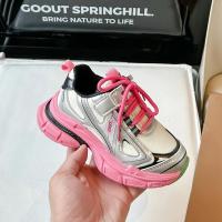 Zapatillas de deporte de moda para niños y niñas, zapatos deportivos informales versátiles, antideslizantes, suela gruesa suave, estilo coreano, novedad de otoño, 2024 - details 8