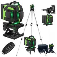 Nivel Láser de 16 Líneas Profesional Nivel Autonivelante 4D Verde con Trípode - details 1