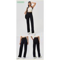 2025 Nuevo Doble 6 De Nylon De Talle Alto Pantalones Rectos Sueltos Cómodos Con Los Deportes De Ocio Y Pantalones De Yoga Elásticos Mujeres - details 19