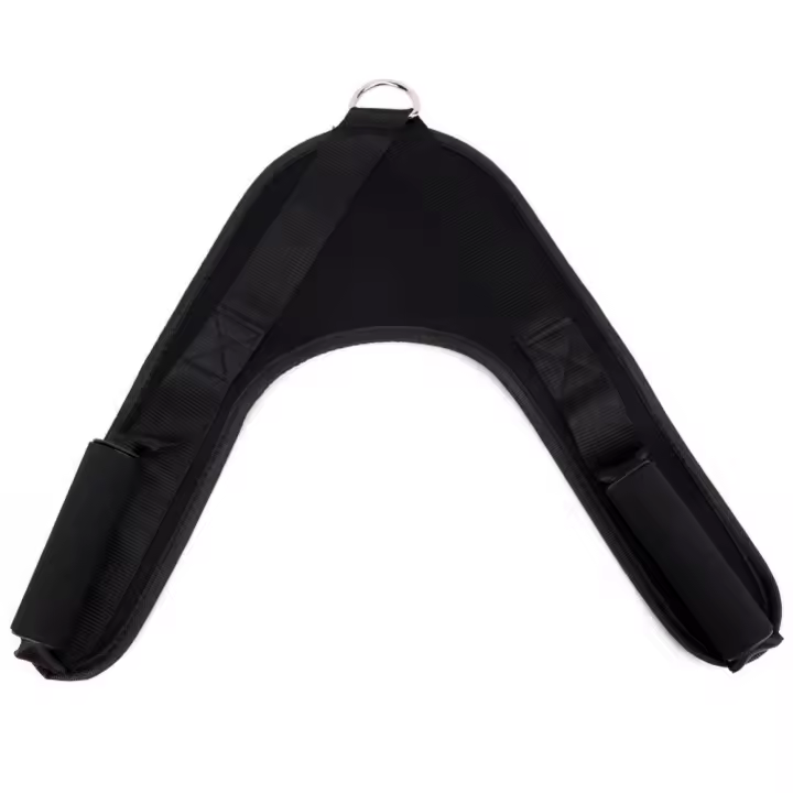 Correas abdominales en forma de V, mango de arrastre, correa para el hombro, arnés de ejercicio Ab, empuñaduras de espuma, cinturón Abdominal de nailon para Fitness - 1