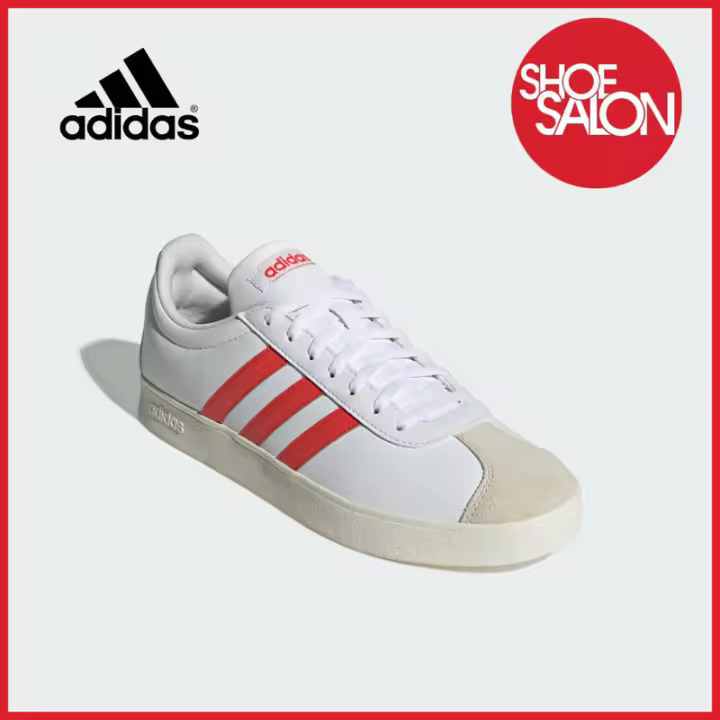 Leten VL Court Base Zapatos para hombre Blanco nube/Rojo brillante/Alúmina JI1775 Calcomanía - 1