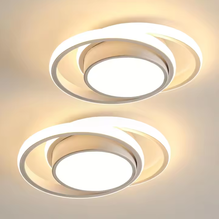 Goeco Iluminación Interior Moderna de 32W Plafones LED Blancos Eficiencia Energética - 1