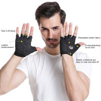 Tcare Guantes de Entrenamiento Guantes de Levantamiento de Pesas Antideslizantes Ligeros con Almohadillas para el Muñeca para Deportes y Outdoor - details 8