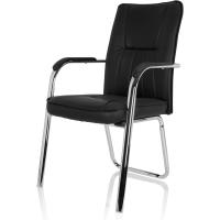visitante Banda V Piel sintética Negro, Silla de confidente con Apoyabrazos, cómoda - details 3