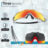 Kapvoe UV400 Fashion Sunglasses for Men Cycling Sunglasses MTB Mountain Bike Eyewear Sports Sunglasses Women Driving Goggles - details 8