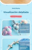 Suministros para mascotas juguetes para gatos teaser de palo para gatos campana de juego automático palo de hadas pluma auto-hi palo largo resistente a las mordeduras teaser de palo para gatos - details 8