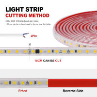 GAHADA Cinta LED Moderna Impermeable 120LEDs/m Luz de Jardín al Aire Libre Cortable y Adhesiva - details 4